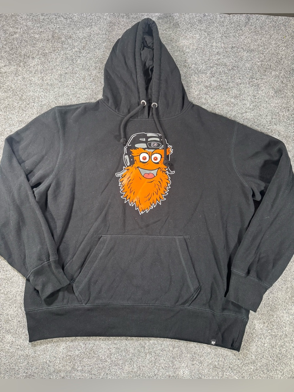 47 Brand Philadelphia Flyers Gritty Pullover Hoodie Black Men's XXL NHL Mascot